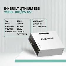 ELECTRENT LITHIUM INBUILT 100(25/25.6V)